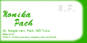 monika pach business card